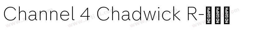 Channel 4 Chadwick R字体转换